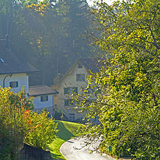Blick auf die Gemeinde Bäretswil.