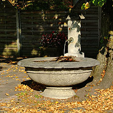 Idyllischer Brunnen in Hittnau.