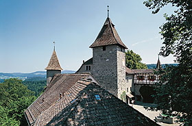Blick auf das Museum Schloss Kyburg.